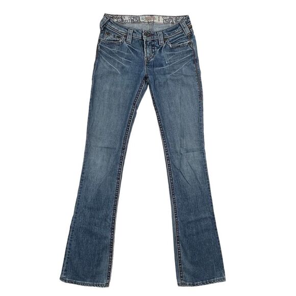 Vintage Cotton Women Jeans US 26 Light Washed Denim Pants Western Glove Works - Picture 2 of 11
